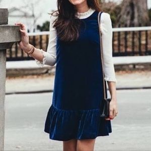 J Crew Ruffle-Hem Dress